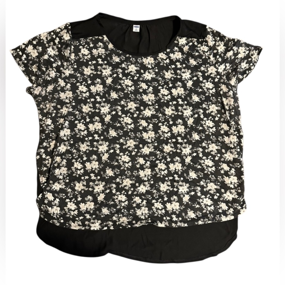 Old Navy Floral High Low Top